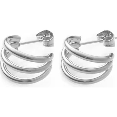 Victoria Filippi Stainless Steel Ocelové náušnice Sylva chirurgická ocel E-SDE198907/25 stříbrná