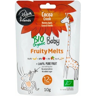 Petra & Friends Fruity Melts Cocoa Crush bio mrazem sušená ovocná pochoutka 10 g