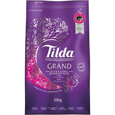 Tilda Rýže Tilda Extra dlouhá Basmati Rýže 20 kg