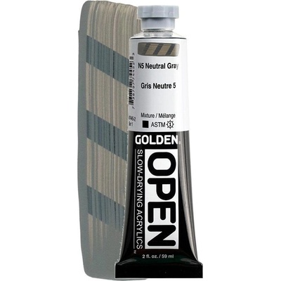 Golden Artist Colors Open АКРИЛНА боя N5 Neutral Gray 59 ml 1 бр (0007445-2)