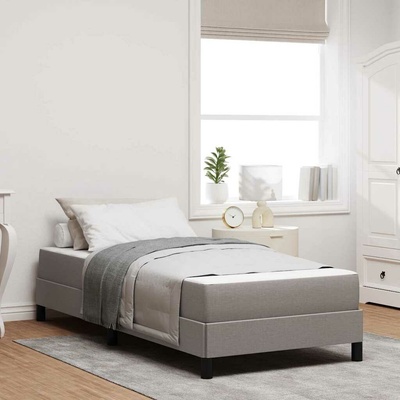 zahrada-XL 3398469 Postel s boxspringem s matrací Taupe textil