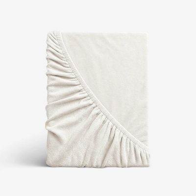 Goldea froté elastická plachta smotanová 90x200