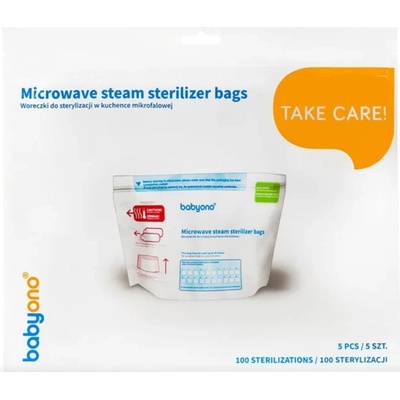 Babyono Микровълнови стерилни торбички BabyOno - Take Care, 5 броя (72239964)