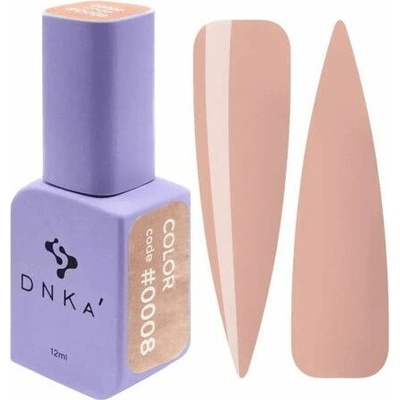 DNKa' Color 0008 nude béžový gel lak 12 ml
