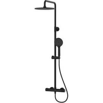 Roca Душ система iris-t с термостатен смесител, черен цвят (wq3w33870161213)