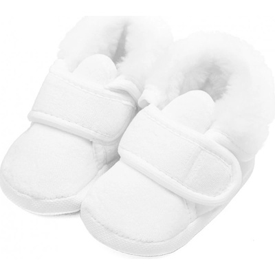 New Baby Kojenecké zimní semiškové capáčky ke křtu kluk Bílá – Sleviste.cz