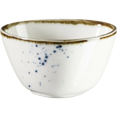 Mäser Oválna miska Pintar White modré bodky 7 x 6 cm