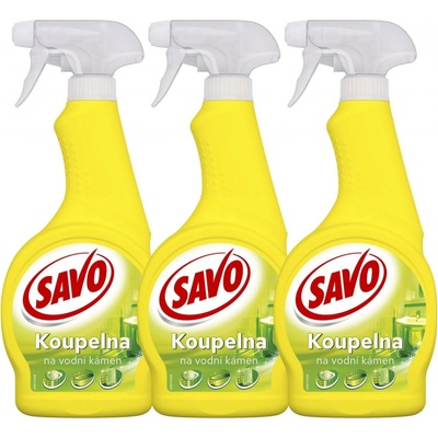 Savo Koupelna čisticí sprej 3 x 500 ml