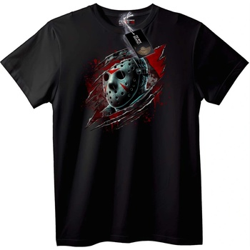 NOONEBRAND Тениска Friday the 13th Джейсън Маска - 2XL, Black