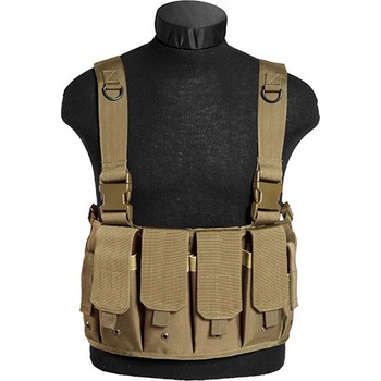 Mil-Tec taktická Mag chest rig coyote