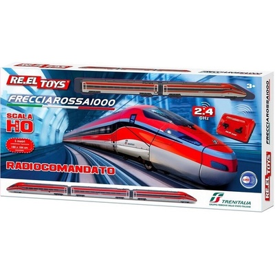 RE.EL Toys RC vlak Frecciarossa 1000 RC měřítko H0 2,4GHz, vlak 91cm, dráha 5m