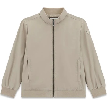 GUESS Яке ветровка за момче с цип в бежов цвят Guess