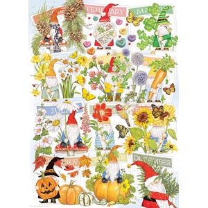 Cobble Hill - Puzzle A Happy Gnome Life - 1 000 piese