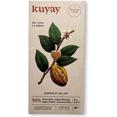 Kuyay 50% mléčná čokoláda Au Lait 70 g