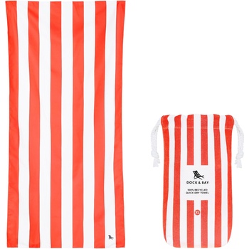 Dock & Bay Плажна кърпа бързосъхнеща, 90 x 200 см, коралов (TOWLB-CAB-XL-RED-R)