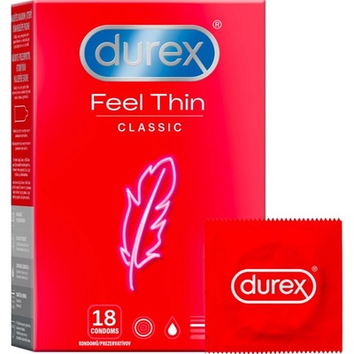 Durex Feel Thin Classic презервативи 18 бр