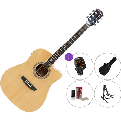 Pasadena SG028CE SET Natural Електро-акустична китара Дреднаут