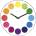 NeXtime Стенен часовник Dots Dome бял (3166)