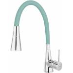 FERRO Кухненски смесител Ferro Zumba II с гъвкав чучур, ментово зелен (BZA42M)