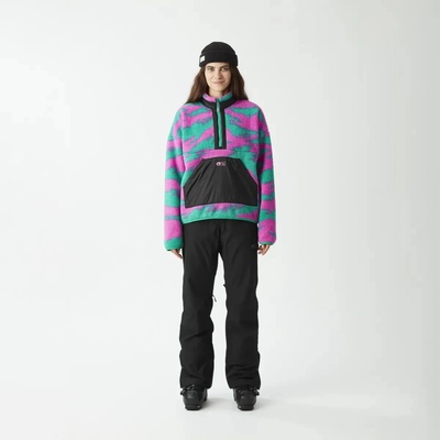 Picture mikina Zelkova Printed 1/4 Zip RETRO BLISS PRINT