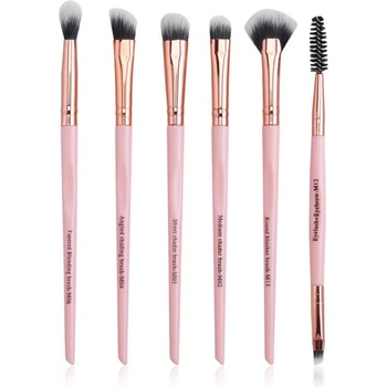 Image 1 of Maange Сет 6 бр. професионални четки за грим Maange Eye, розови