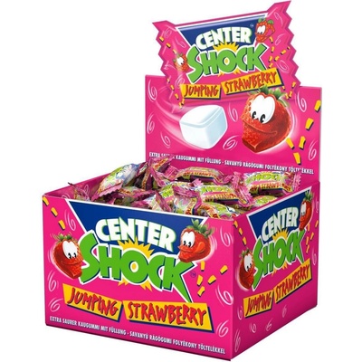 Perfetti Center Shock jahoda 100x4g