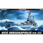 Academy Модел Кораб 14107 - uss ca-35 indianapolis (1: 350)