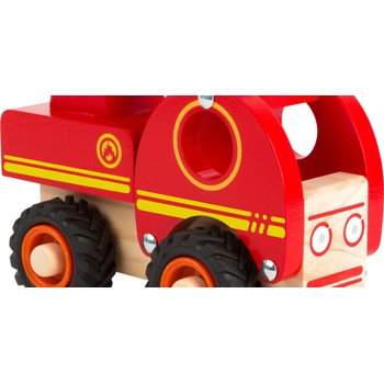 Small Foot Dřevěné hasičské auto s žebříkem 1 ks