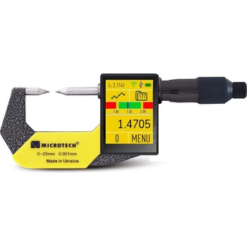 Microtech Electronic Дигитален микрометър с остри наковални Microtech POINT DataMet - 50-75 мм, 0, 0001 мм (110450758)