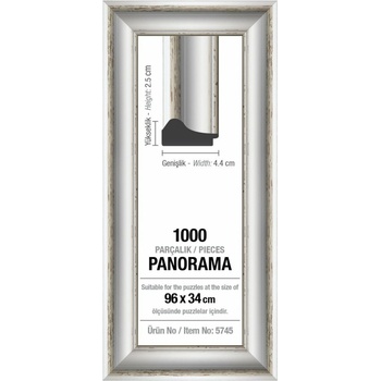 ART PUZZLE Rám na puzzle 96x34cm White