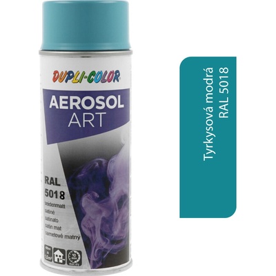 Dupli-color Aerosol Art RAL5018 400 ml tyrkysová modrá