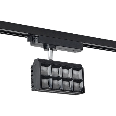 ELMARK РЕЛСОВ ОСВЕТИТЕЛ pfld 2-ЛИНИИ 20w 30° 4000k ЧЕРЕН (93pfld2040/bl)