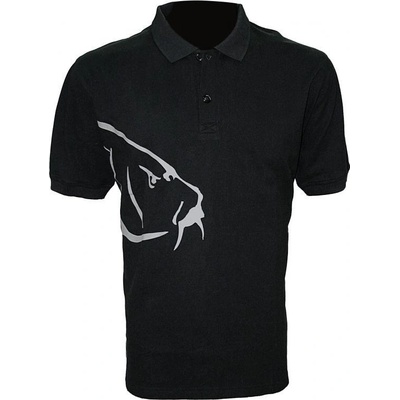 Zfish Tričko Carp Polo T-Shirt Black
