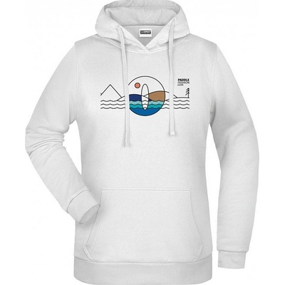 mikina dámská PADDLEBOARDING WHITE – Sleviste.cz
