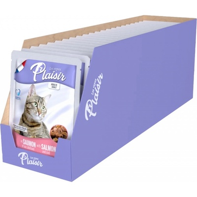 Plaisir Cat losos & treska 22 x 100 g