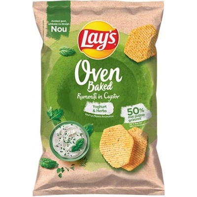 Lay's Чипс Lay's картофен печен йогурт и билки 105гр