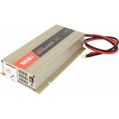 MHPower INT-600W, 600W, 24V/230V, čistá sinus; INT-600W-24V