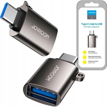 Joyroom OTG adaptér USB 3.2 Gen 1 - USB-C M/F čierny S-H151 Black