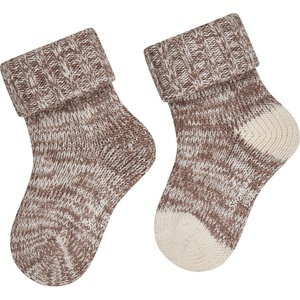 Sterntaler Детски мериносови чорапи Sterntaler Kid's Socken DP Wolle Sports socks - Braun - размер 23-26 (EU) (207-2520-0211)