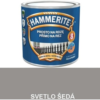 HAMMERITE hladký svetlo šedý 0,7l