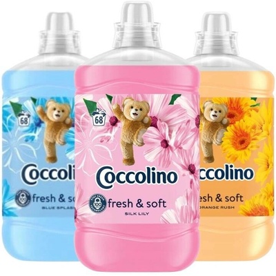 Coccolino aviváž Fresh & Soft Mix 3 x 1,7 l 204 PD