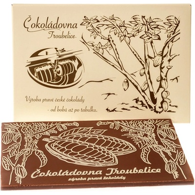 Čokoládovna Troubelice Velká Melanžér hořká 75% 120 g