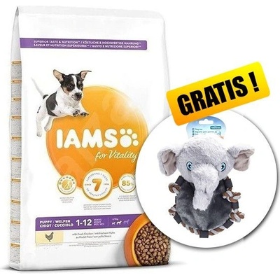 IAMS ProActive Health Puppy & Junior Small & Medium Breed Chicken 12 kg