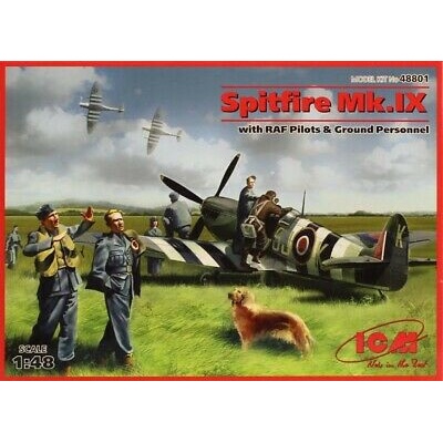 ICM Supermarine Spitfire Mk.IX s obsluhou 1:48