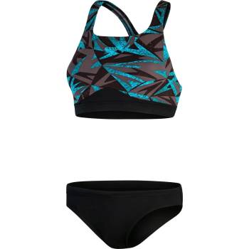 Speedo Бански костюм Speedo Women's Two Piece Swimsuit - Black/Blue