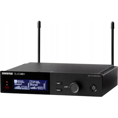 Shure SLXD4D+E-G65 duálny digitálny UHF