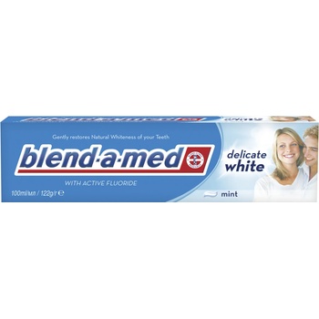 Blend-a-med 3D White zubní pasta s bělicím účinkem příchuť Delicate White (Tri Dimensional Whiteness for a Beautiful Smile) 100 ml