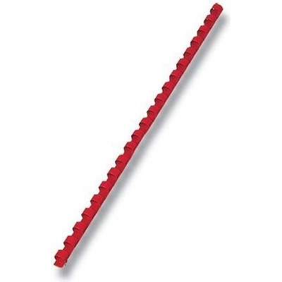 AVE Tech Hřbet pro kroužkovou vazbu 8 mm - červený