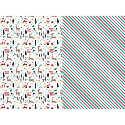 Baliaci papier "Vianočný mix" 0.7x2m 2ks