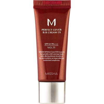Missha M Perfect Cover BB Cream SPF42/PA+++ Krycí BB krém s UV filtrom 20 ml